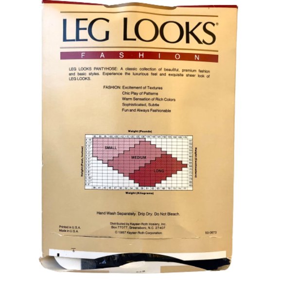 Leg Looks Fashion Vintage Control Top Pantyhose NAVY FLOWER DOT  2 PAIR - Picture 8 of 11